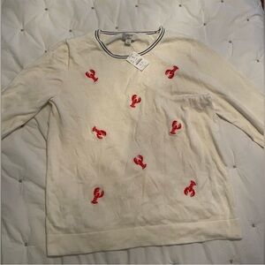 J Crew Lobster Sweater